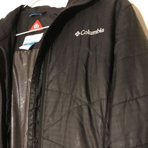 Columbia long black coat